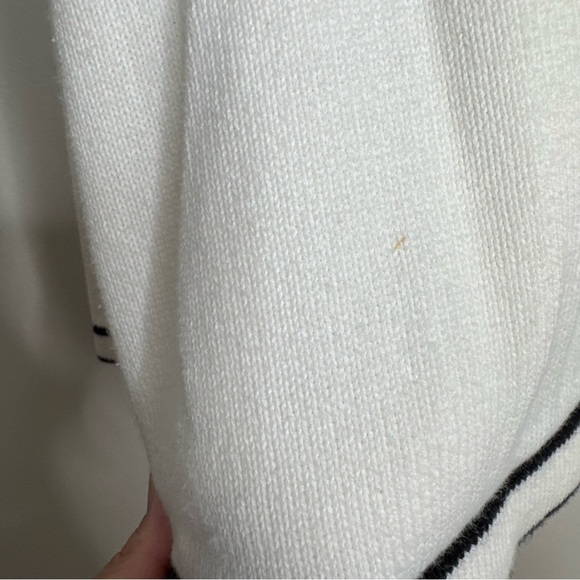 Liz Claiborne Sport Cotton Golf Novelty Print Collegiate Preppy Sweater Large - Picture 7 of 10